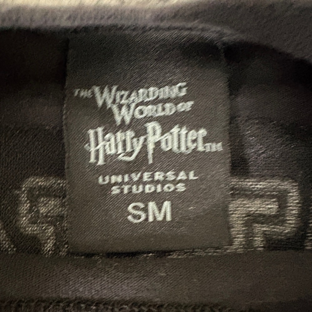 Universal Studios Harry Potter Ravenclaw Spirit Jersey Black Blue Small AT013 - Picture 3 of 6